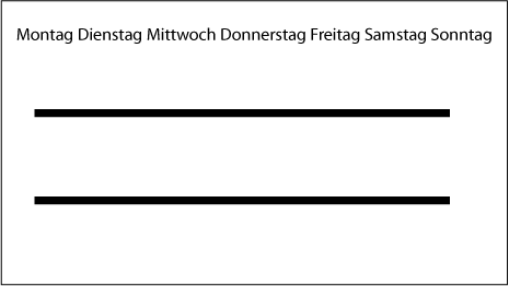 German language reminder card